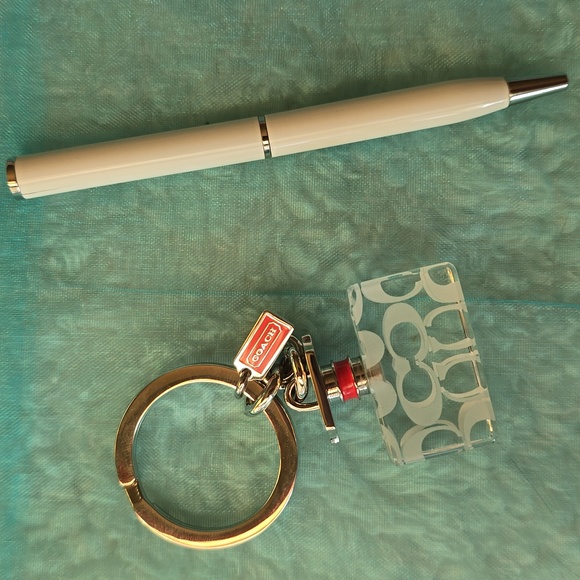 Coach Handbags - Coach Keychain Mini Perfume Bottle And COACH Mini Pen 2 Fer